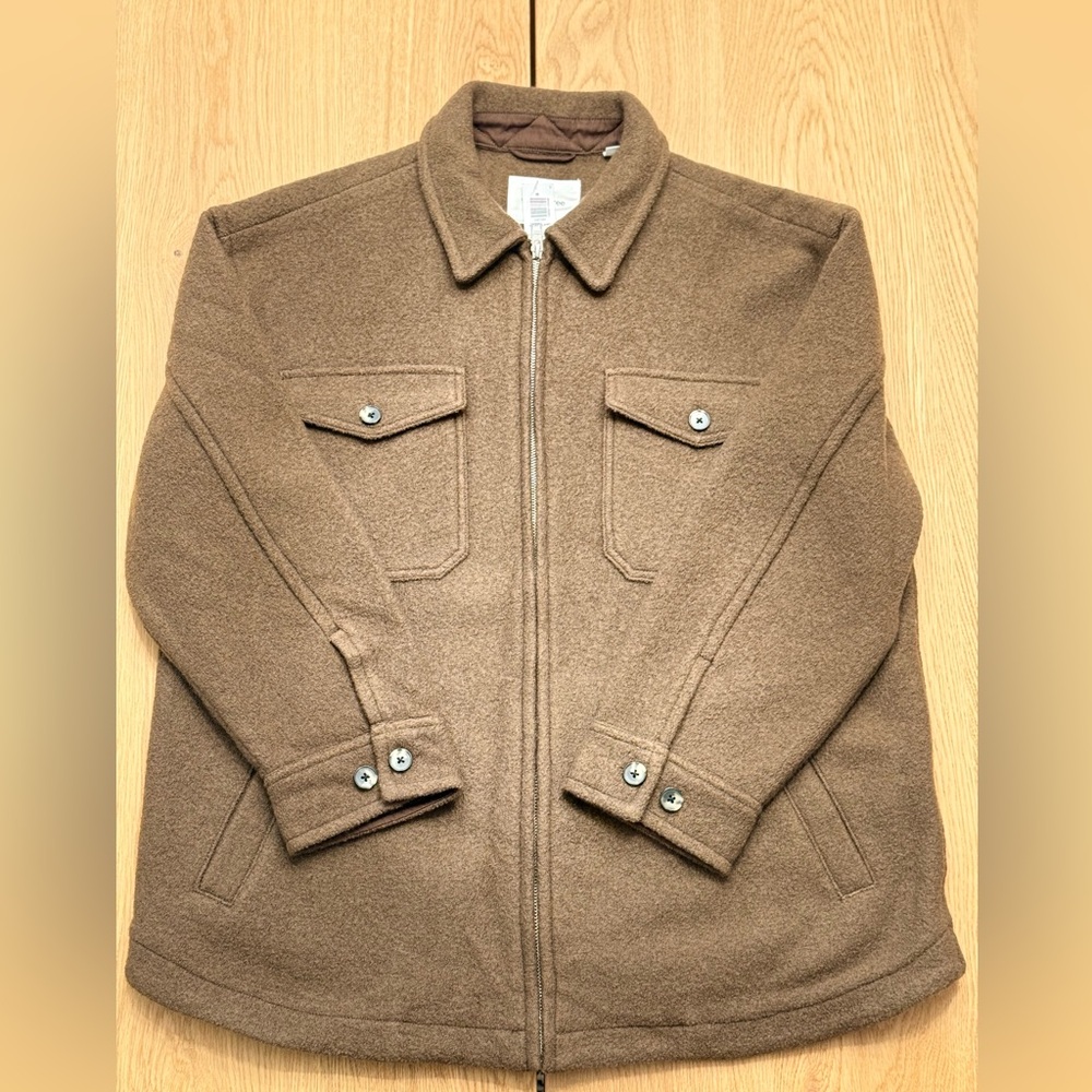 Aritzia wool Brown Shirt Jacket